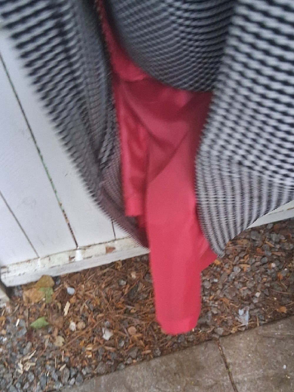 Nine West Black & White Houndstooth Sheath Dress with Red Lining - Picture 9 of 9